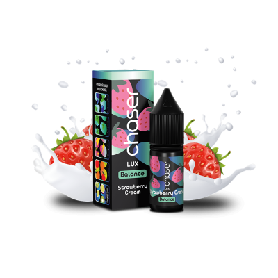 Рідина Chaser Lux Strawberry Cream Balance (Полуниця Вершки, 50 мг, 11 мл)