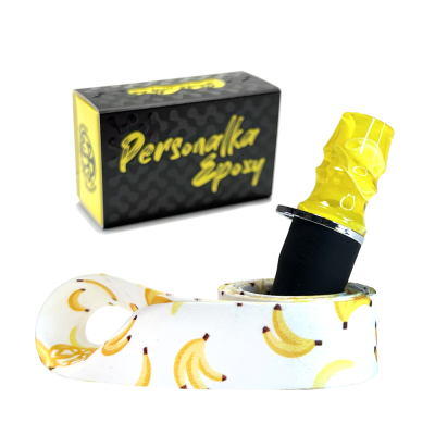 Персональний мундштук Personalka Epoxy Sakura (Жовтий)