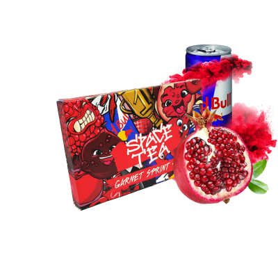 Кальянна чайна суміш Space Tea Garnet Sprint Drink (Гранатовий Енергетик, 40 г)