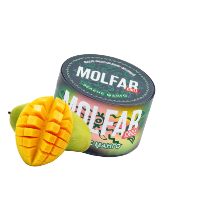 Тютюн Molfar Chill Line Зелений Манго (200 г)