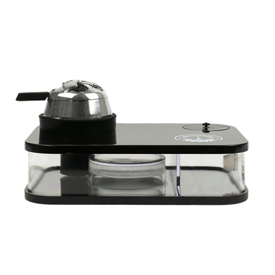 Кальян Yahya Capsule Black (чорний, повний комплект)