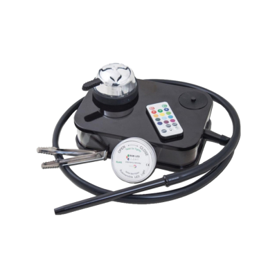 Кальян Yahya Capsule Black (чорний, повний комплект)