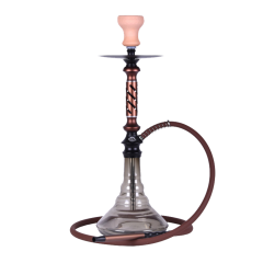 Кальян Yahya Spiral Brown (коричневий, повний комплект)