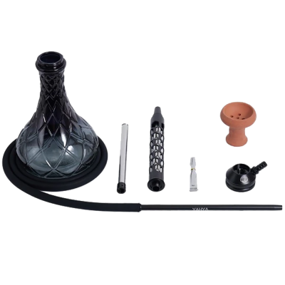 Кальян Yahya ZL119 Black (чёрный, полный комплект) Кальян Yahya ZL119 Black (чёрный, полный комплект)