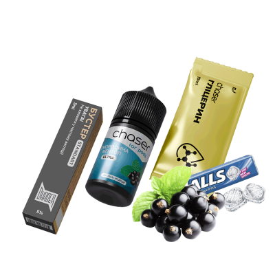 Набір для самозамішування Chaser Blackcurrant Menthol Ultra (Смородина Ментол, 50 мг, 30 мл)