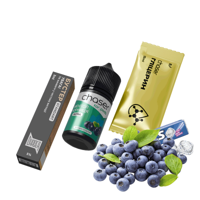 Набор для самозамеса Chaser Blueberry Menthol Ultra (Черника Ментол, 50 мг, 30 мл)