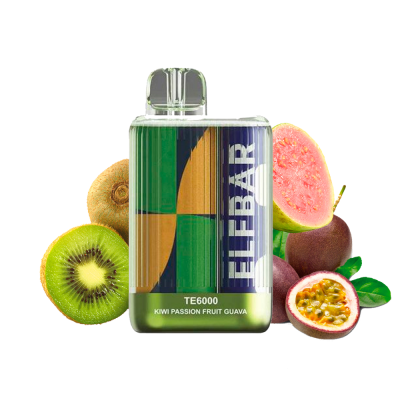 Elf Bar TE6000 color Kiwi Passion Fruit Guava (Киви Маракуйя Гуава) Одноразовый POD