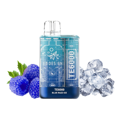 Elf Bar TE6000 Blue Razz Ice (Блю Разз Айс) Одноразовый POD
