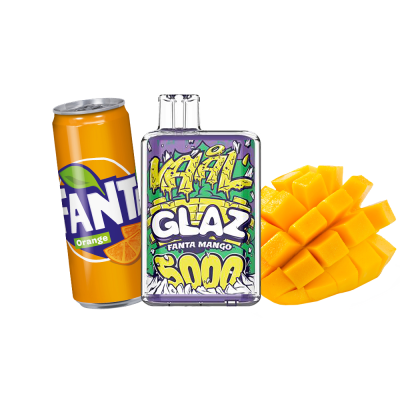 VAAL Glaz 5000 Fanta Mango (Фанта Манго) Одноразовий POD