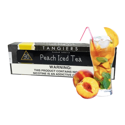 Тютюн Tangiers Noir №90 Peach Iced Tea (Персиковий чай з Лідом, 250 г) Чорна упаковка