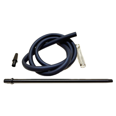 Мундштук для кальяну Garden Soft Touch Black із силіконовим шлангом (Чорний, v1) G4208v1 Мундштук для кальяну Garden Soft Touch Black із силіконовим шлангом (Чорний, v1)