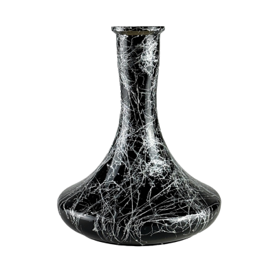 Колба для кальяну Craft Silver Splash (Чорний, сріблясті розводи) 21775 Колба для кальяну Craft Silver Splash (Чорний, сріблясті розводи)
