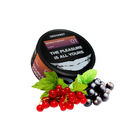 Тютюн Gedonist №01 Double currant (Мікс смородини, 100 г)