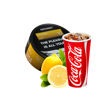 Тютюн Gedonist №10 Cola sour (Кола Лимон, 100 г)