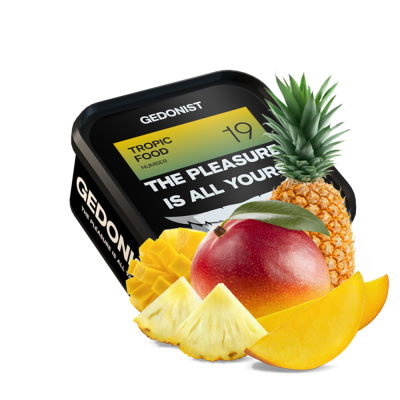 Тютюн Gedonist №19 Tropic food (Тропічний Мікс, 200 г)