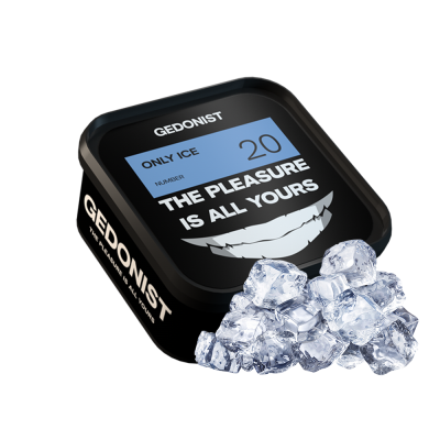 Табак Gedonist №20 Only ice (Лёд, 200 г)