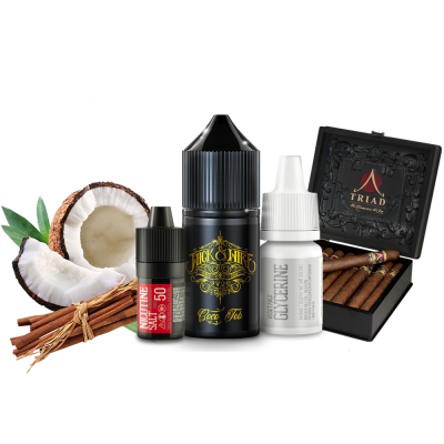Набір для самозамішування Wick&Wire salt Coco Tob V2 (Коко тоб, 50 мг, 30 мл)