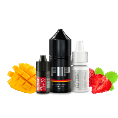 Набор для самозамеса Flip salt Strawberry Mango (Клубника Манго, 50 мг, 30 мл)