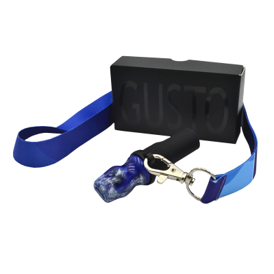 Персональний мундштук із кераміки Gusto Blue (Синій) 22122 Персональний мундштук із кераміки Gusto Blue (Синій)