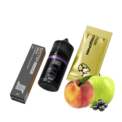 Набір для самозамішування Chaser Black Blackcurrant Peach Apple Ultra (Смородина Персик Яблуко, 50 мг, 30 мл)