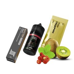 Набір для самозамішування Chaser Black Kiwi Wild Strawberry Ultra (Ківі Суниця, 50 мг, 30 мл)