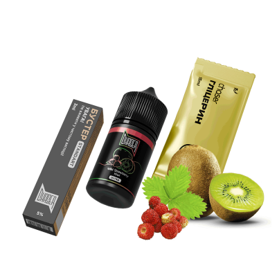 Набір для самозамішування Chaser Black Kiwi Wild Strawberry Ultra (Ківі Суниця, 50 мг, 30 мл)