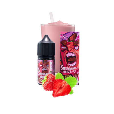 Рідина In Bottle Salt Strawberry Milkshake (Полуниця Мілкшейк, 30 мг, 30 мл)