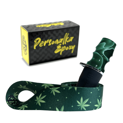 Персональний мундштук Personalka Epoxy Sakura (Зелений з білим) S392 Персональний мундштук Personalka Epoxy Sakura (Зелений з білим)