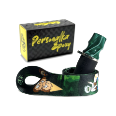 Персональний мундштук Personalka Epoxy Onyx (Зелений з розводами)