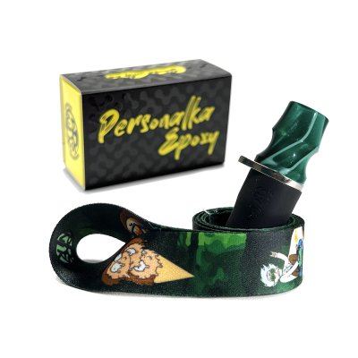 Персональний мундштук Personalka Epoxy Onyx (Зелений з розводами) ON232 Персональний мундштук Personalka Epoxy Onyx (Зелений з розводами)