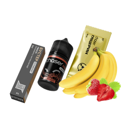 Набір для самозамішування Chaser Mix Strawberry Banana Ultra (Полуниця Банан, 50 мг, 30 мл)