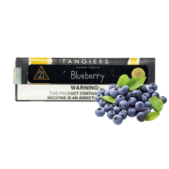 Тютюн Tangiers Noir №21 Blueberry (Чорниця, 250 г) Чорна упаковка