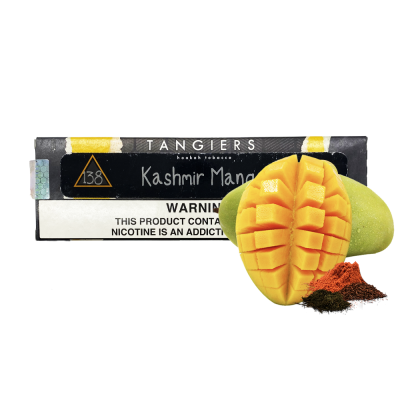 Тютюн Tangiers Noir №138 Kashmir Mango (Кашмір Манго, 250 г) Чорна упаковка