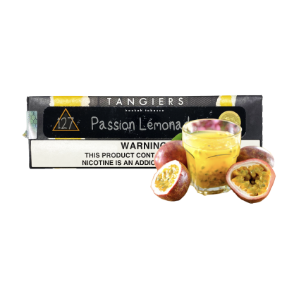 Тютюн Tangiers Noir №127 Passion Lemonade (Маракуя Лимонад, 250 г) Чорна упаковка
