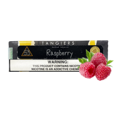 Тютюн Tangiers Noir №53 Raspberry (Малина, 250 г) Чорна упаковка
