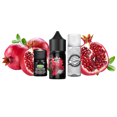 Набір для самозамішування Hype Kit Pomegranate (Гранат, 50 мг, 30 мл)