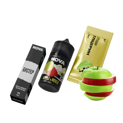 Набір для самозамішування Chaser Nova Apple&Mixed (Мікс Яблук, 50 мг, 30 мл)