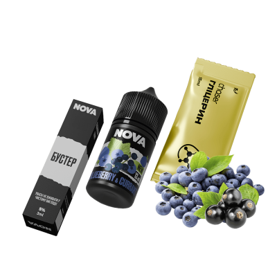 Набір для самозамішування Chaser Nova Blueberry&Currant (Чорниця Смородина, 50 мг, 30 мл)