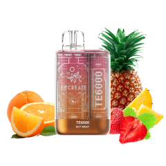 Elf Bar TE6000 Key West (Ананас Апельсин Полуниця) Одноразовий POD