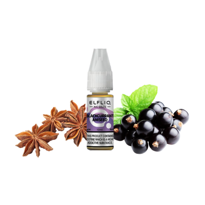 Рідина Elfliq Blackcurrant Aniseed (Чорна смородина з анісом, 50 мг, 10 мл)