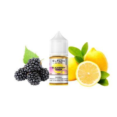 Рідина Elfliq Blackberry Lemon (Чорниця Лимон, 50 мг, 30 мл)