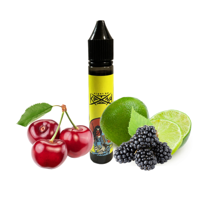 Жидкость Eight by Katana Cherry Blue Raspberry Lime (Вишня Ежевика Лайм, 50 мг, 30 мл)