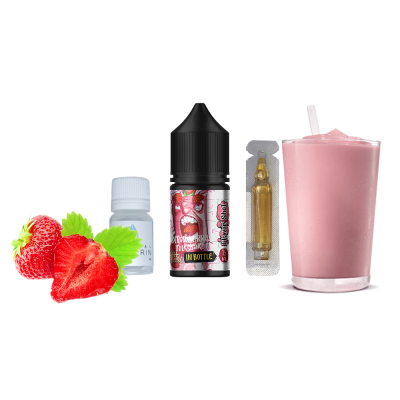 Набір для самозамішування In Bottle Salt Strawberry Milkshake (Полуниця Мілкшейк, 50 мг, 30 мл)