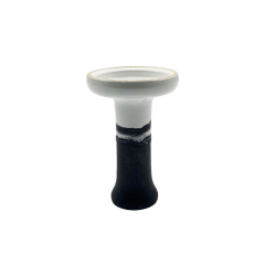 Глиняна чаша 2x2Hookah Flat Graphite White (Білий)