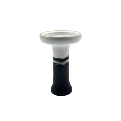 Глиняна чаша 2x2Hookah Flat Graphite White (Білий)
