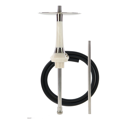 Кальян Totem Hookah Monolit Optima Silver Shine (бежевий, базовий комплект)