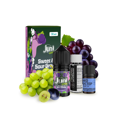 Набор для самозамеса Juni Mix Sweet Sour Grape (Кисло-сладкий Виноград, 50 мг, 30 мл)