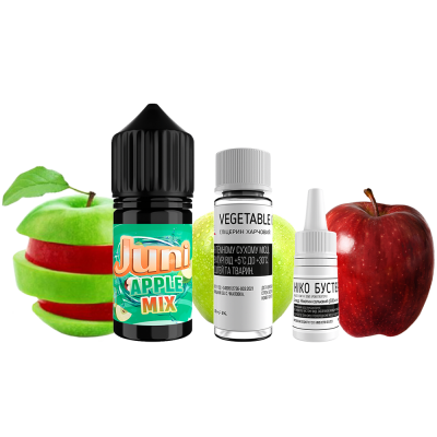 Набор для самозамеса Juni Apple Mix (Яблочный Микс, 50 ​​мг, 30 мл)