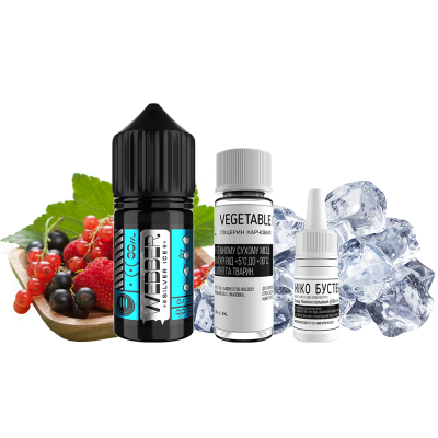 Набор для самозамеса Webber Silver Ice Berry Mix Cooler (Ягодный Микс Лёд, 50 мг, 30 мл)