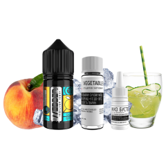 Набір для самозамішування Webber Silver Ice Cucumber Peach (Огірок Персик Лід, 50 мг, 30 мл)